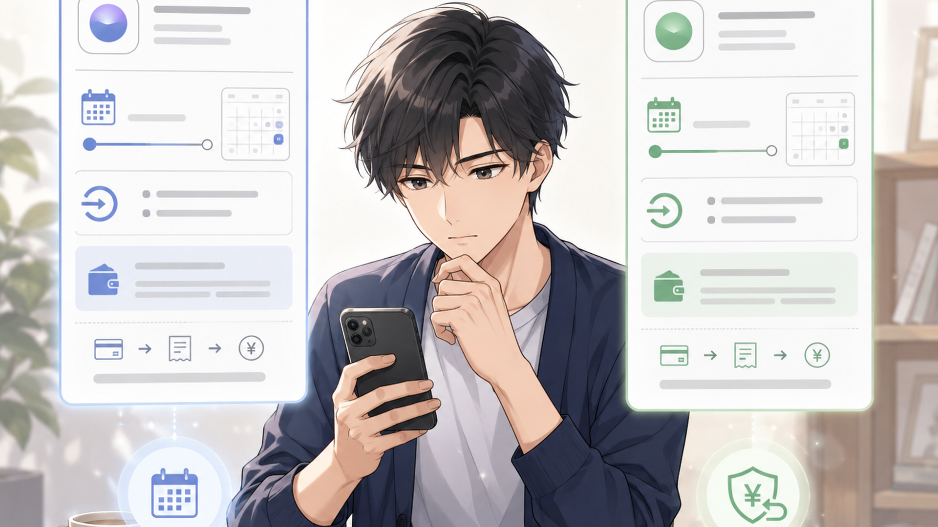8月25日から9月8日までの第二期配信日を確認するカレンダー