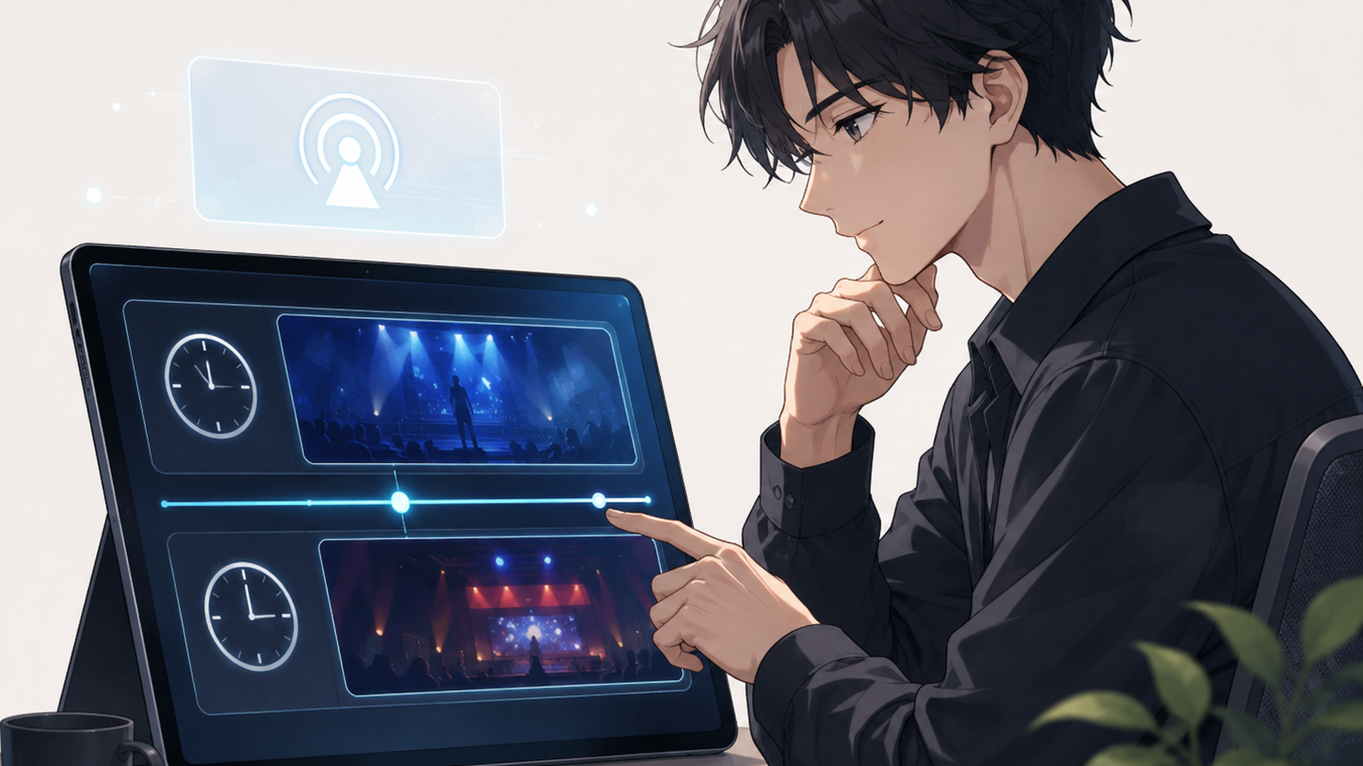 22時からState of PlayとState of Play日本が連続放送されるスケジュールを確認する人物