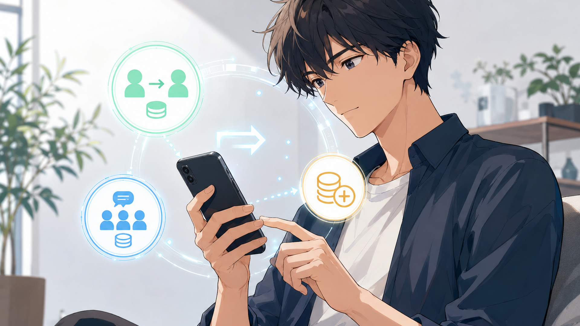 LINEとPayPayの連携で送金や割り勘やポイント統合の予定を確認する利用者