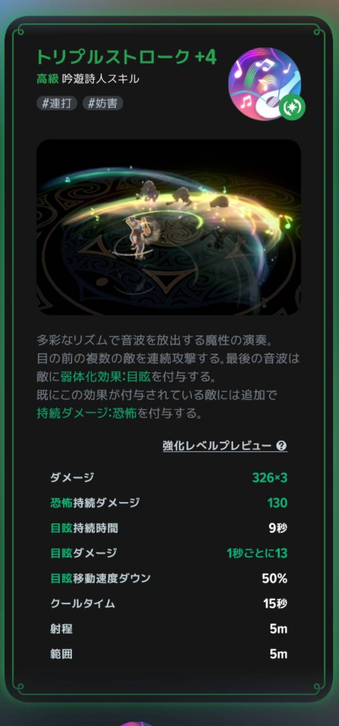 トリプルストロークの説明