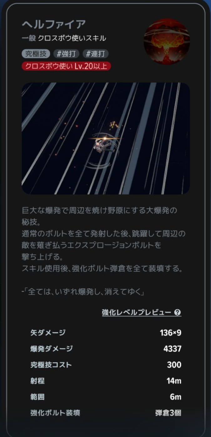 ヘルファイアの解放条件と効果