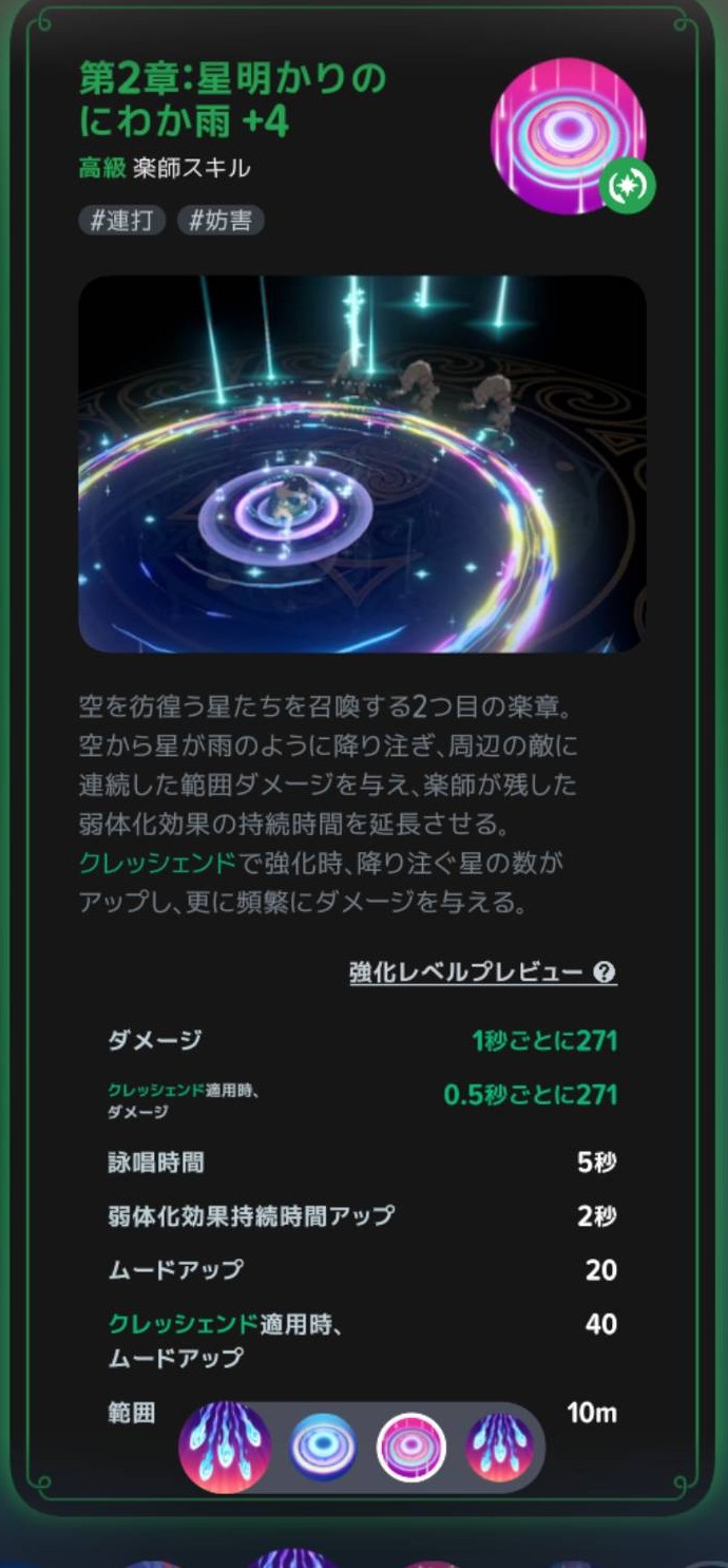 第2章:星明かりのにわか雨の説明