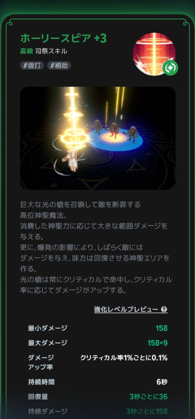 ホーリースピアの説明